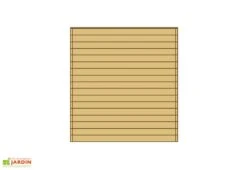 Paroi Avant/Arrière Pleine Pour Carport Modulable Solid 4x5m