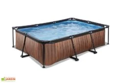 EXIT TOYS Piscine Hors Sol Tubulaire Rectangulaire – 220 X 150 X 65 Cm + Dôme 13 EXIT TOYS Piscine Hors Sol Tubulaire Rectangulaire – 220 X 150 X 65 Cm + Dôme -Solid || Axi || EXIT TOYS Soldes Boutique piscine hors sol tubulaire exit toys 65cm effet bois 2