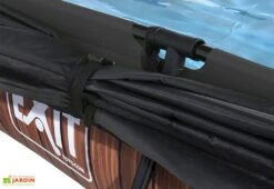 EXIT TOYS Piscine Hors Sol Tubulaire Rectangulaire – 220 X 150 X 65 Cm + Ombrage -Solid || Axi || EXIT TOYS Soldes Boutique piscine tubulaire attaches voile ombrage exit toys