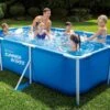 Summer Waves Piscine Hors-sol Tubulaire Rectangulaire – 300 X 200 X 75 Cm 1 Summer Waves Piscine Hors-sol Tubulaire Rectangulaire – 300 X 200 X 75 Cm -Solid || Axi || EXIT TOYS Soldes Boutique piscine tubulaire bleue 300cm