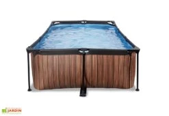 EXIT TOYS Piscine Hors Sol Tubulaire Rectangulaire – 220 X 150 X 65 Cm 12 EXIT TOYS Piscine Hors Sol Tubulaire Rectangulaire – 220 X 150 X 65 Cm -Solid || Axi || EXIT TOYS Soldes Boutique piscine tubulaire exit toys imitation bois 220cm