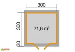 Abri De Jardin En Bois D’épicéa Brut Premium 28 T1 - 9 M² -Solid || Axi || EXIT TOYS Soldes Boutique plan abri jardin bois premium weka 9m