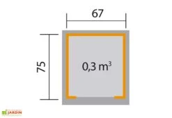 Abri Pour Robot Tondeuse En Bois D’épicéa 80 X 87 X 71 Cm -Solid || Axi || EXIT TOYS Soldes Boutique plan abri robot tondeuse bois weka