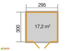 Abri De Jardin En Bois D’épicéa 219 Weka-Line T3 - 8,85 M² 9 Abri De Jardin En Bois D’épicéa 219 Weka-Line T3 - 8,85 M² -Solid || Axi || EXIT TOYS Soldes Boutique plan cabanon jardin bois 219 weka line t3