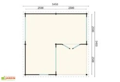 Studio De Jardin En Bois D’épicéa Brut Werder – 29,7 M² -Solid || Axi || EXIT TOYS Soldes Boutique plan dimensions studio jardin bois werder