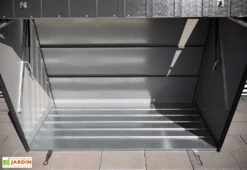 Abri à Vélos En Acier Galvanisé Anthracite 1,74 M² -Solid || Axi || EXIT TOYS Soldes Boutique plancher abri velos metal trimetals