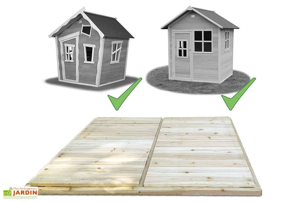 Plancher En Bois Pour Maisonnettes Exit Toys Loft 100 Et Crooky 100 4 Plancher En Bois Pour Maisonnettes Exit Toys Loft 100 Et Crooky 100 â Image 2