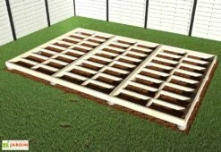 Plancher En Bois Brut Pour Studio De Jardin Como 11 M² -Solid || Axi || EXIT TOYS Soldes Boutique plancher chalet jardin etape 2 1