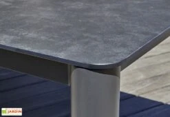 Salon De Jardin Haut 6 Places En Aluminium Et Corde Tressée - Camargue -Solid || Axi || EXIT TOYS Soldes Boutique plateau ceramique table jardin grise