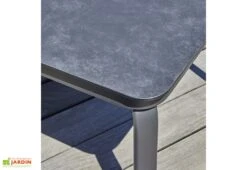Salon De Jardin 4 Places En Aluminium Et Corde Tressée - Camargue -Solid || Axi || EXIT TOYS Soldes Boutique plateau table basse jardin camargue
