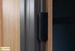 Abri De Jardin En Acier Galvanisé Imitation Bois Woodlake – 1,84 M² -Solid || Axi || EXIT TOYS Soldes Boutique poignee abri jardin spacemaker metal imitation bois