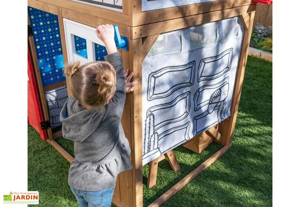 KidKraft Cabane Pour Enfant En Bois Hobby Workshop 5 KidKraft Cabane Pour Enfant En Bois Hobby Workshop – Image 3