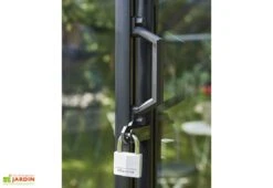 Halls Serre De Jardin En Aluminium Et Verre Trempé Popular 86 - 5 M² -Solid || Axi || EXIT TOYS Soldes Boutique porte verrouillable serre jardin aluminium popular