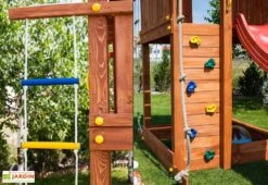 Aire De Jeux Paradise : Toboggan + Escalade + Corde + Echelle -Solid || Axi || EXIT TOYS Soldes Boutique portique aire de jeux comete 2