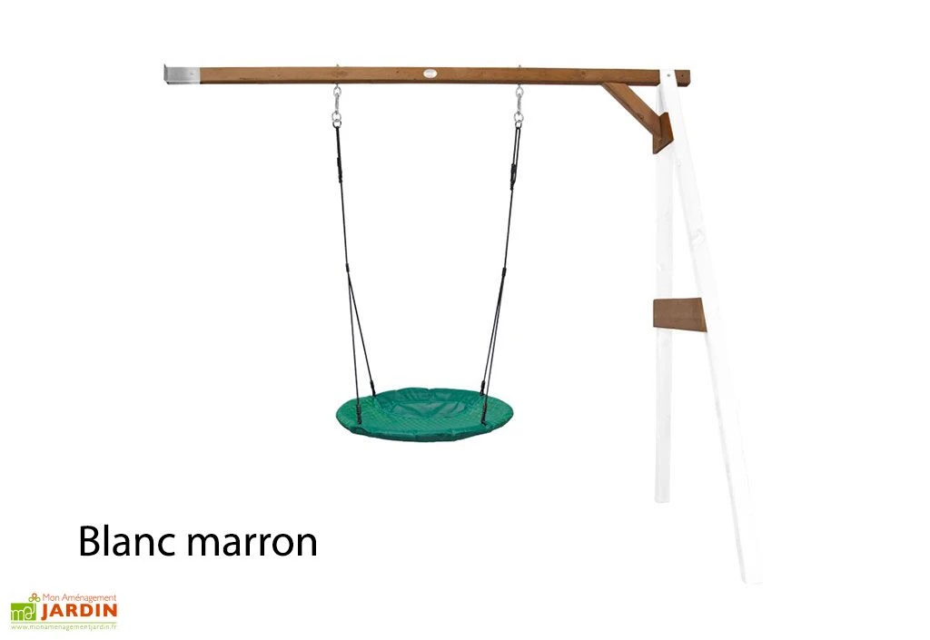 Axi Portique En Bois Mural Balançoire Nid D’Oiseau 7 Axi Portique En Bois Mural Balançoire Nid D’Oiseau – Image 5