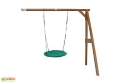 Axi Portique En Bois Mural Balançoire Nid D’Oiseau