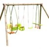 Portique En Bois Pour 6 Enfants Avec 4 Agrès - Suzanne -Solid || Axi || EXIT TOYS Soldes Boutique portique suzanne 3 agre s enfant 1 agre s be be 1