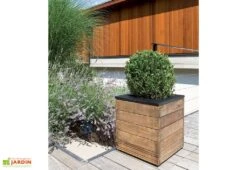 Bac à Fleurs En Bois Selekt (45x45x47) -Solid || Axi || EXIT TOYS Soldes Boutique pot de fleurs selekt jardipolys 45 x 45 x 47