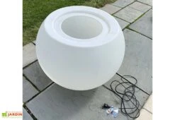 Pot De Fleurs Lumineux En Polyéthylène Transparent Speranza Ø 90 Cm -Solid || Axi || EXIT TOYS Soldes Boutique pot fleur lumineux transparent speranza