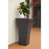 Pot De Fleurs Polyéthylène Patio H85 L48 (pls. Coloris) -Solid || Axi || EXIT TOYS Soldes Boutique pot fleurs plastique rotomoule polyethylene blanc gris 18l