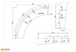 Poteau Cintré Pour Carports Modulables Solid 5 Poteau Cintré Pour Carports Modulables Solid -Solid || Axi || EXIT TOYS Soldes Boutique poteau cintre carport modulable