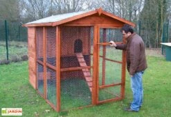 Poulailler En Bois Gournay (175x268x204) -Solid || Axi || EXIT TOYS Soldes Boutique poulailler bois gournay