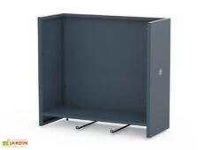 Jardinière En Métal Thermolaqué Profondeur Ajustable - 100 X 40 X 115 Cm -Solid || Axi || EXIT TOYS Soldes Boutique profondeur 460l jardiniere hg08975801 1