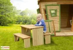 Axi Maison Enfant Bois Lisa + Table De Pique-Nique ZidZed 11 Axi Maison Enfant Bois Lisa + Table De Pique-Nique ZidZed -Solid || Axi || EXIT TOYS Soldes Boutique promo maison lisa table picnic 3