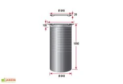 Puits En Polyéthylène à Enterrer 500 L -Solid || Axi || EXIT TOYS Soldes Boutique puits polyethylene a enterrer plastique 500l 2