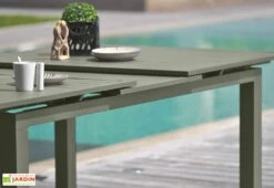 Table De Jardin Extensible En Aluminium Miami 100 X 240/300 Cm -Solid || Axi || EXIT TOYS Soldes Boutique rallonge table jardin extensible miami