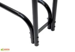 Porte-bûches En Acier Inoxydable Avec Housse En Polyester – 126 Cm -Solid || Axi || EXIT TOYS Soldes Boutique range buches exterieur acier 1