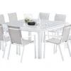 Salon De Jardin Carré WhiteStar : Table Extensible + 8 Fauteuils -Solid || Axi || EXIT TOYS Soldes Boutique salon de jardin carre whitestar 8 fauteuils aluminium 2 coloris