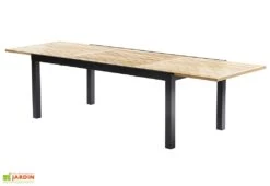 Salon De Jardin Bali : Table Extensible + 8 Fauteuils + 4 Chaises -Solid || Axi || EXIT TOYS Soldes Boutique salon de jardin table 12 personnes ouverte aluminium bois
