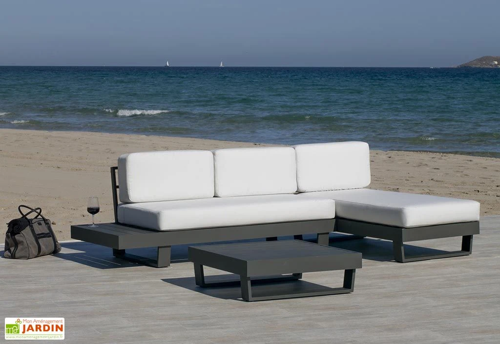 Hevea Salon De Jardin 3 Places En Aluminium - Menfis 3 Hevea Salon De Jardin 3 Places En Aluminium - Menfis