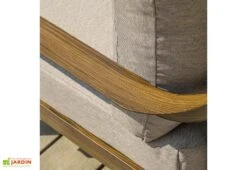 Salon De Jardin 4 Places Aluminium Effet Bois Portofino -Solid || Axi || EXIT TOYS Soldes Boutique salon jardin 4 places aluminium effet bois portofino 1