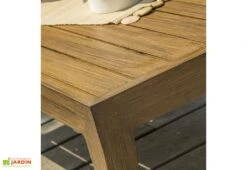 Salon De Jardin 4 Places Aluminium Effet Bois Portofino -Solid || Axi || EXIT TOYS Soldes Boutique salon jardin 4 places aluminium effet bois portofino 2