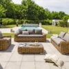 Salon De Jardin 6 Places En Aluminium Et Résine Tressée Bora Bora -Solid || Axi || EXIT TOYS Soldes Boutique salon jardin 6 places aluminium resine tressee bora bora