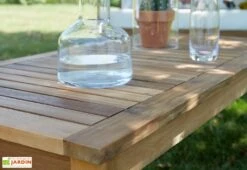 Salon De Jardin 6 Places Acacia – 1 Canapé, 1 Table Basse 2 Fauteuils -Solid || Axi || EXIT TOYS Soldes Boutique salon jardin acacia blanc 3