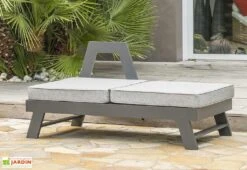 Salon De Jardin D'Angle Aluminium Gris Anthracite New-York -Solid || Axi || EXIT TOYS Soldes Boutique salon jardin aluminium anthracite new york 2