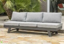 Salon De Jardin D'Angle Aluminium Gris Anthracite New-York -Solid || Axi || EXIT TOYS Soldes Boutique salon jardin aluminium anthracite new york 5