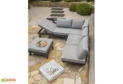Salon De Jardin D'Angle Aluminium Gris Anthracite New-York -Solid || Axi || EXIT TOYS Soldes Boutique salon jardin aluminium anthracite new york 9