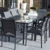 Salon De Jardin Modulo : Table Extensible + 10 Fauteuils Gris 2 Salon De Jardin Modulo : Table Extensible + 10 Fauteuils Gris -Solid || Axi || EXIT TOYS Soldes Boutique salon jardin aluminium modulo610 gris