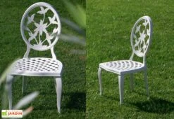 Salon De Jardin En Aluminium Versailles : 1 Table + 6 Chaises -Solid || Axi || EXIT TOYS Soldes Boutique salon jardin aluminium versailles 1 1