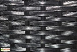 Salon De Jardin Résine Tressée Encastrable Noir : 1 Table + 8 Fts -Solid || Axi || EXIT TOYS Soldes Boutique salon jardin resine tressee encastrable noir 8fauteuils 3