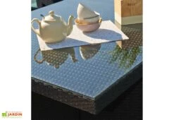 Salon De Jardin En Résine Tressée Encastrable Noir : 1 Table + 8 Fts -Solid || Axi || EXIT TOYS Soldes Boutique salon resine tresse encastrable 8 places noir pvc 8 n 3