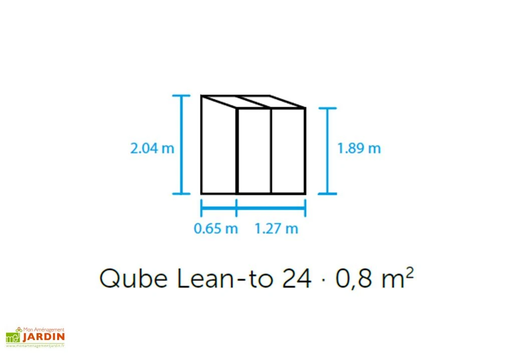 Halls Serre De Jardin Adossée En Verre Trempé Qube Lean-to 24 – 0,8 M² 8 Halls Serre De Jardin Adossée En Verre Trempé Qube Lean-to 24 – 0,8 M² – Image 6