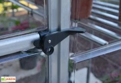 Serre Adossée En Aluminium Et Polycarbonate Lean To 3 M² -Solid || Axi || EXIT TOYS Soldes Boutique serre adossee aluminium polycarbonate lean to 3 m 5