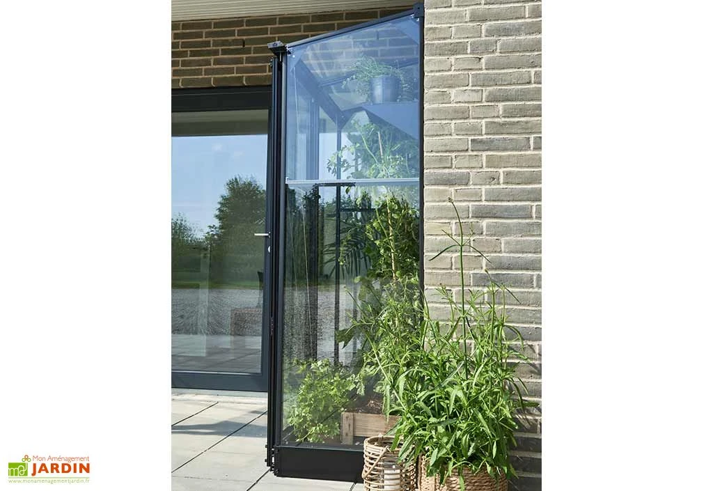 Halls Serre De Jardin Adossée En Verre Trempé Qube Lean-to 24 – 0,8 M² 7 Halls Serre De Jardin Adossée En Verre Trempé Qube Lean-to 24 – 0,8 M² – Image 5