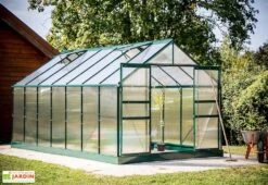 Serre De Jardin Polycarbonate 10,37m² Avec Base + 4 Lucarnes -Solid || Axi || EXIT TOYS Soldes Boutique serre de jardin polycarbonate 10 37m avec base 4 lucarnes 3