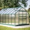 Serre De Jardin Polycarbonate 10,37m² Avec Base + 4 Lucarnes -Solid || Axi || EXIT TOYS Soldes Boutique serre de jardin polycarbonate 10 37m avec base 4 lucarnes 4